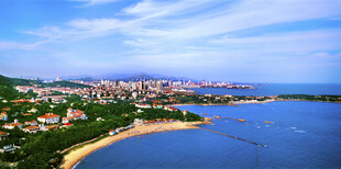 海滨城市美丽风光