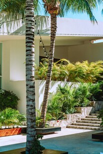 热带风情庭院泳池景观