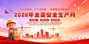 2026安全月展板