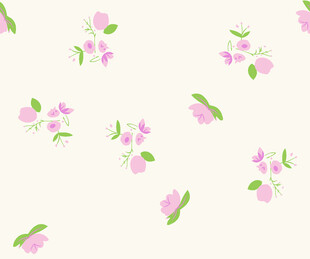 粉色花卉简约背景图案