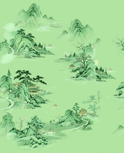 水墨山水意境图