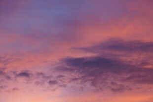 绚丽晚霞天空