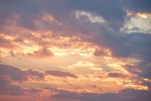 绚丽晚霞天空美景