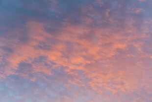 绚丽晚霞天空