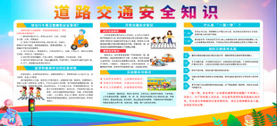 交通安全知识宣传海报