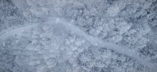 细腻雪面纹理