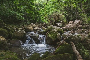 山间溪流自然