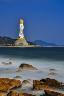 海上观音圣像景致