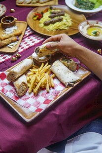 户外美味野餐