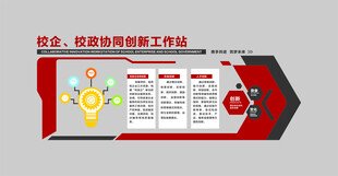 企业使命价值观文化墙