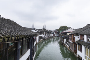 江南水乡古巷风景