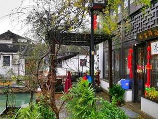 江南水乡古街景致