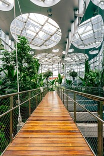 未来感植物走廊景观