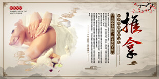 中医推拿宣传图