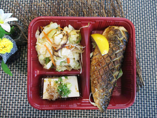 日式便当美食展示