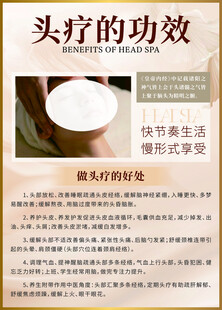 头疗的好处挂画