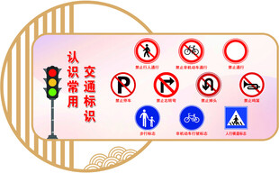 交通指示标志集合展示