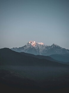 雪山美景