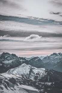 雪山云海