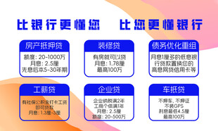 银行贷款背面