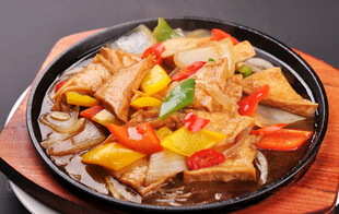铁板豆腐图片
