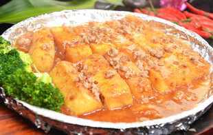 美味肉末豆腐图片