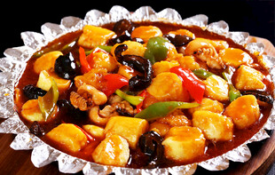 铁板豆腐图片