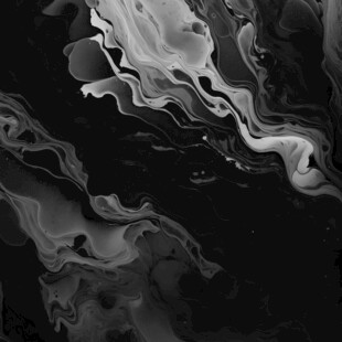 水墨抽象烟雾艺术画面