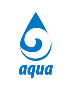 水滴形状的aqua标志