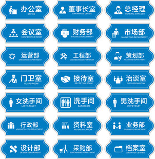 办公室科室牌