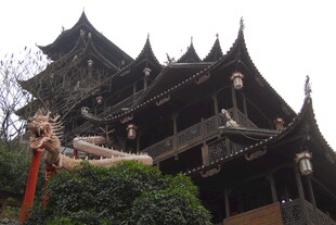 古雅神秘的中式传统建筑