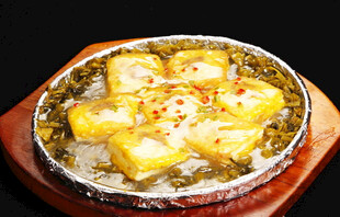 铁板芝士豆腐