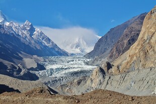 壮丽高山冰川景观