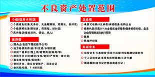 不良资产处置范围
