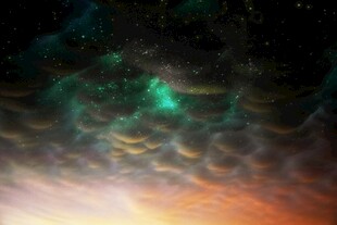 梦幻星空宇宙绚丽景象