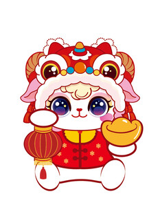 萌态羊娃贺岁 喜庆可爱