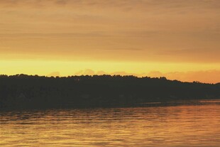 夕阳下的宁静