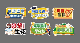 中考手举牌