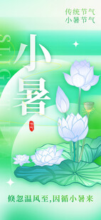 小暑宣传图片