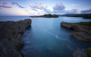 海边黄昏美景