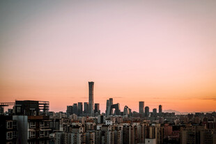 夕阳城市
