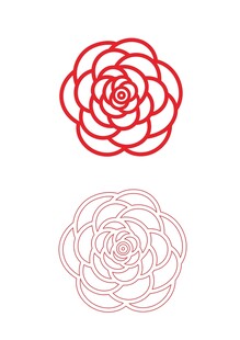 玫瑰花型
