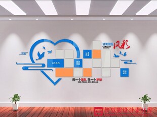 爱心文化墙   展现企业风采