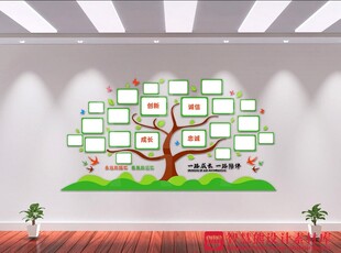 校园文化墙展示多彩校园生活