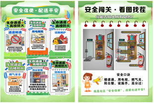安全知识宣传海报展示