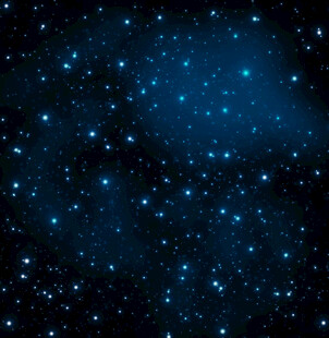 深邃星空下的璀璨繁星