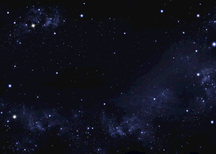 深邃星空夜景图