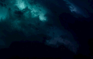 深邃梦幻星空夜景