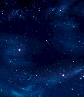 梦幻深邃星空夜景