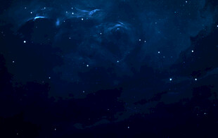 深邃夜空繁星闪烁